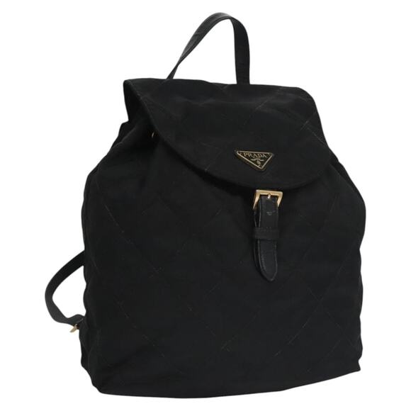 PRADA Backpack Nylon Black - Picture 1 of 10